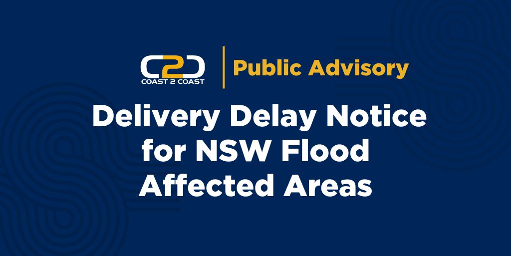 We're Thinking of You – Delivery Delay Notice for NSW Flood Affected Areas