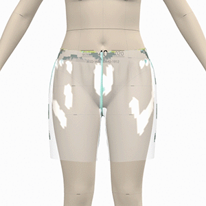 Sideseam long draft pressure map