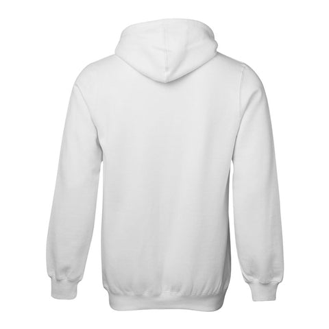 Netball Umpire Fleece Hoodie "White" -  Back View