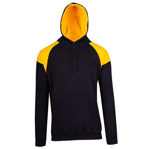 Mens Shoulder Contrast Zip Hoodie