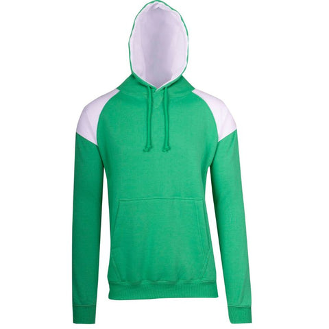 Mens Shoulder Contrast Zip Hoodie